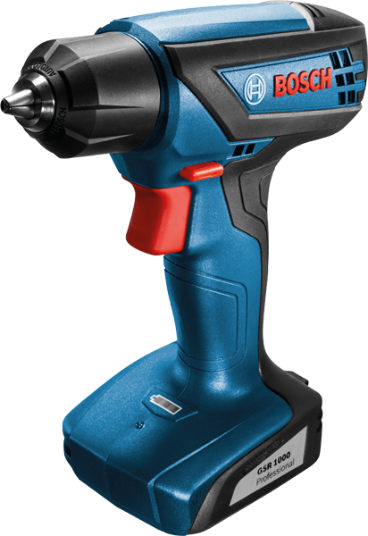 Parafusadeira a bateria Bosch GSR 1000 azul e preta