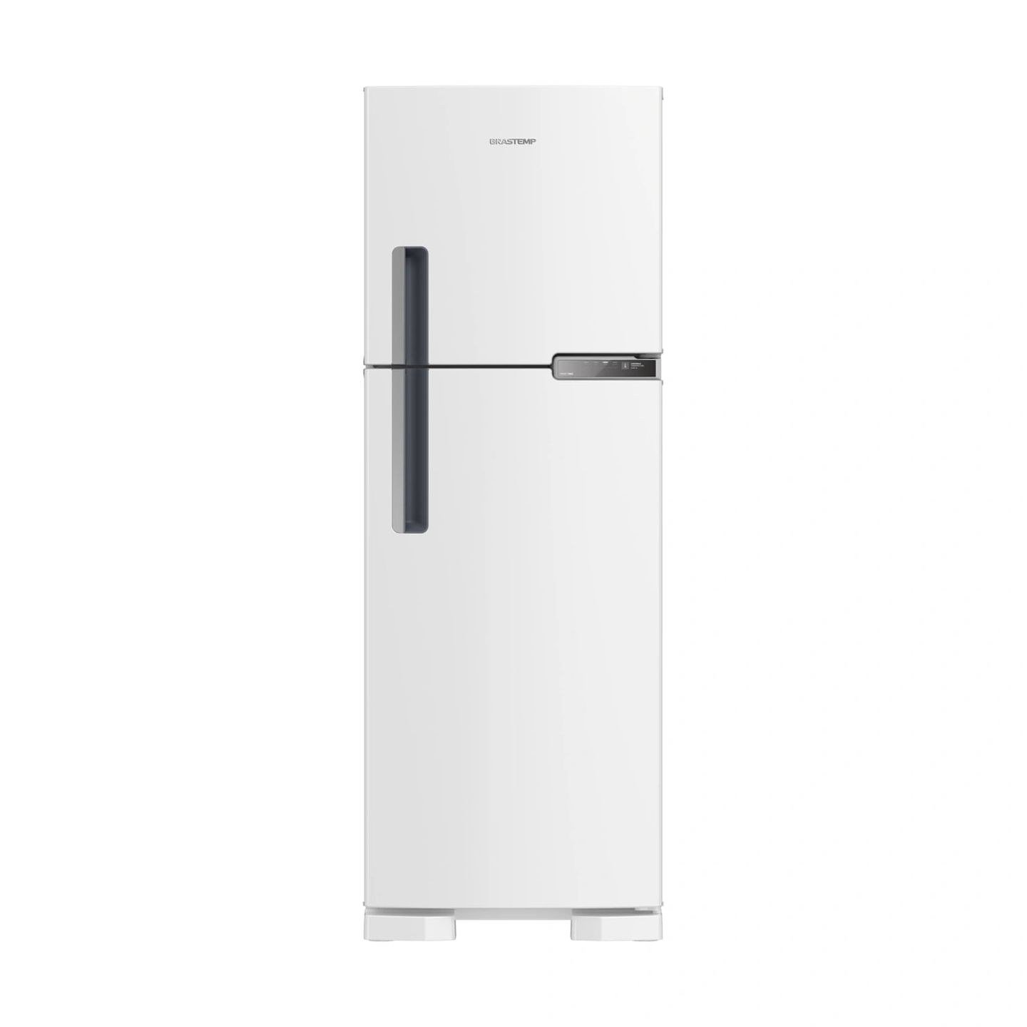 Geladeira Brastemp Frost Free Duplex BRM44HB de 375 litros, branca, vista de frente