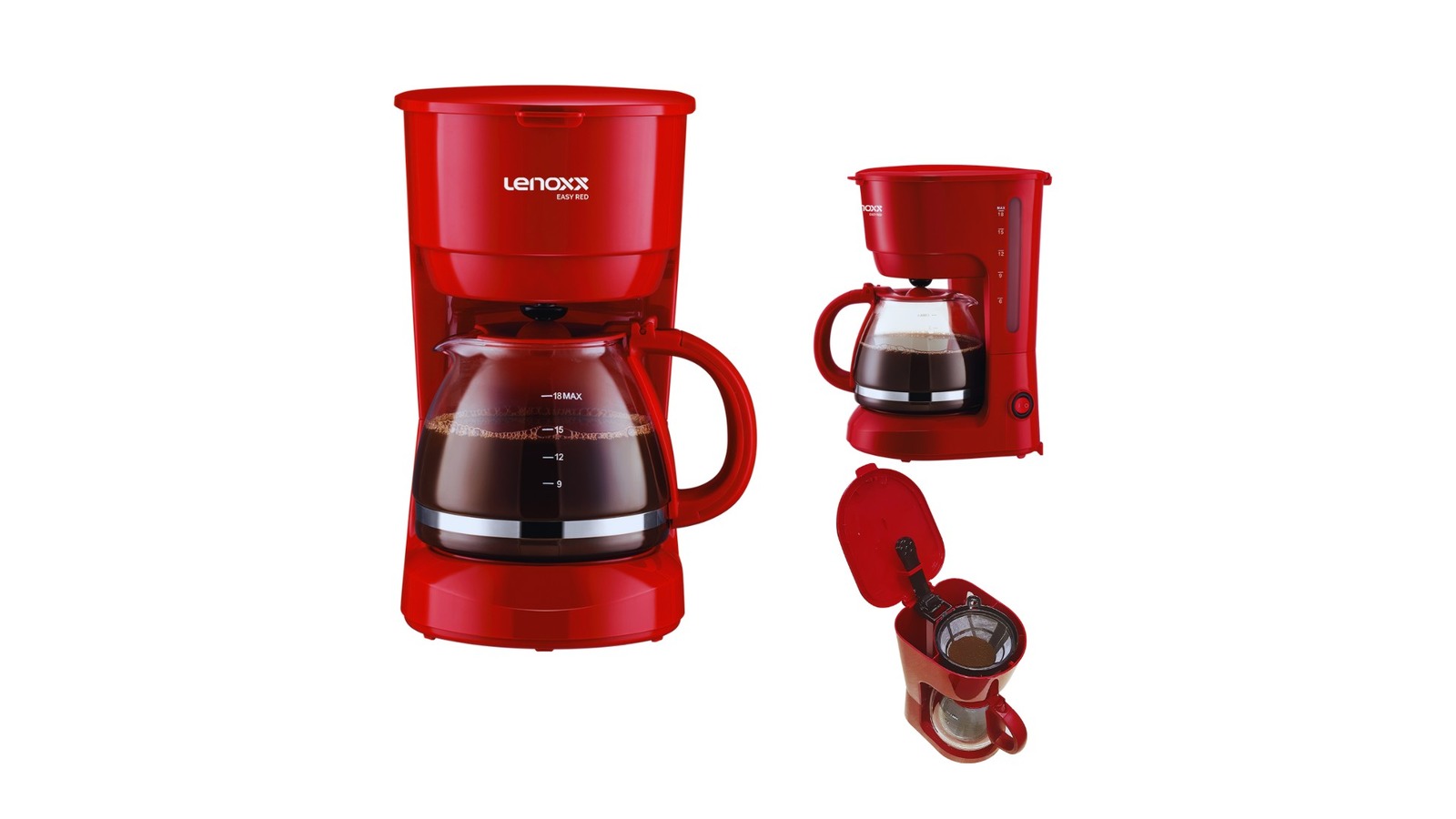 Cafeteira elétrica para idoso: análise Lenoxx Easy Red