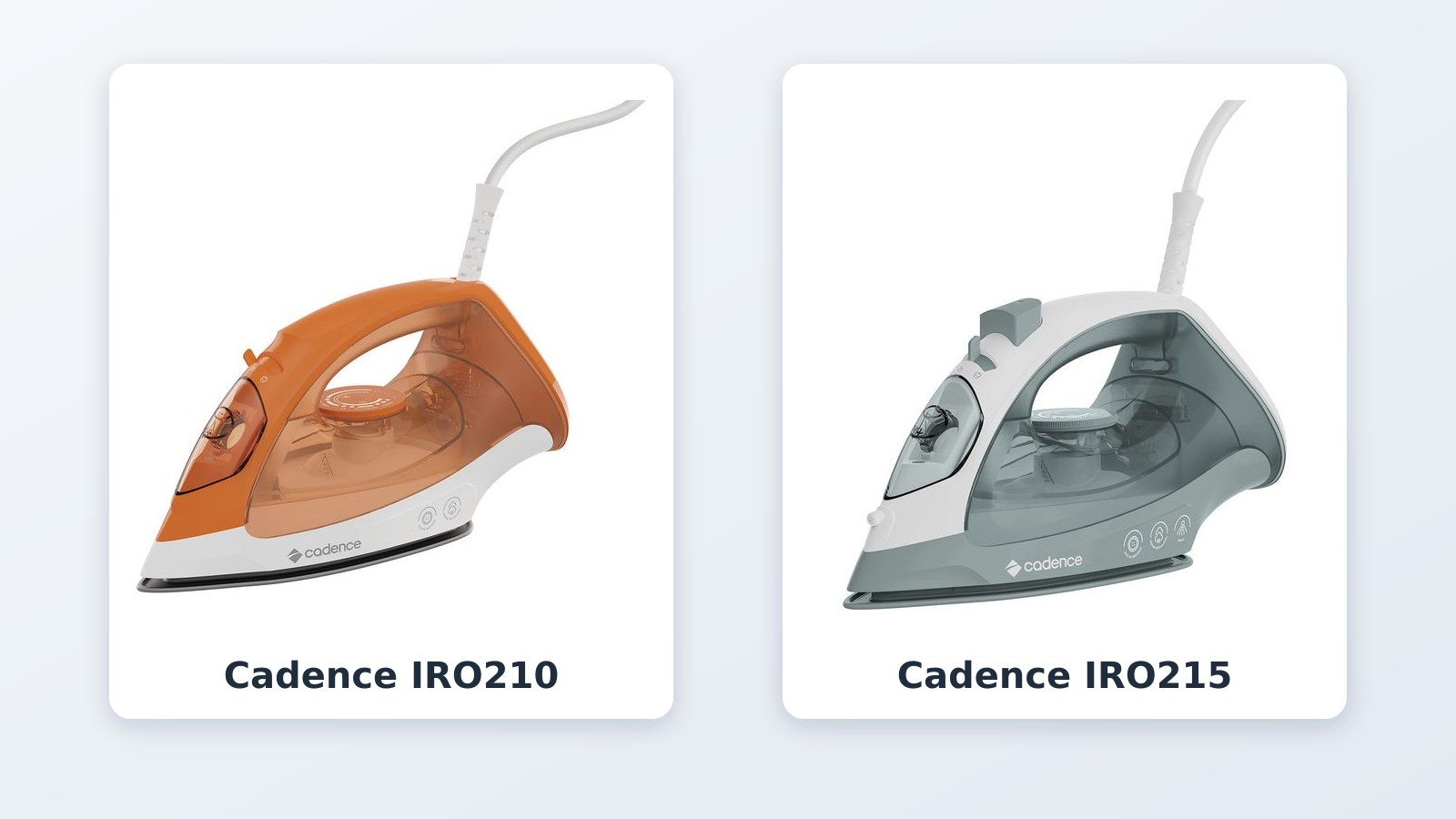 Ferro de passar a vapor para idoso: comparativo Cadence