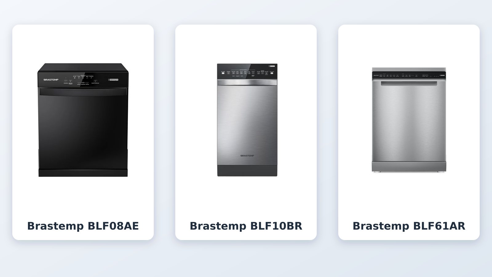 Lava-louças para idoso: Brastemp BLF08AE, BLF10BR e BLF61AR