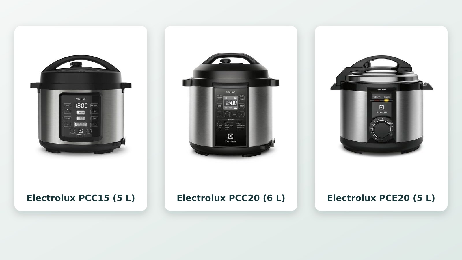 Panela de pressão elétrica para idoso: 3 modelos Electrolux