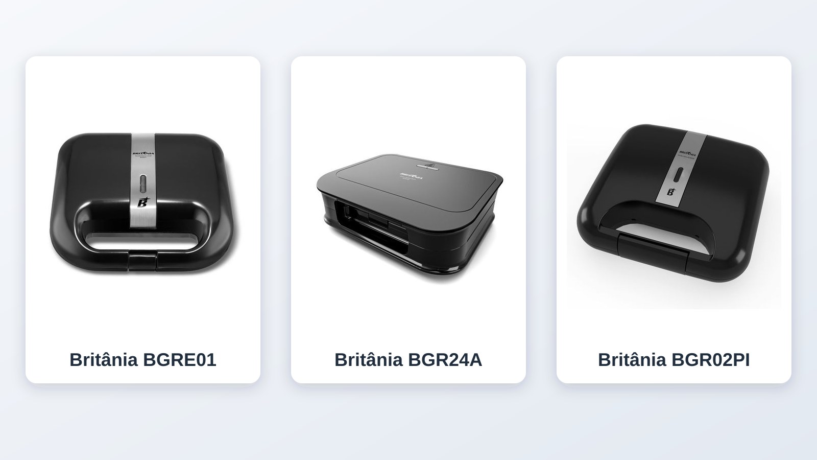 Sanduicheira e grill para idoso: 3 modelos Britânia