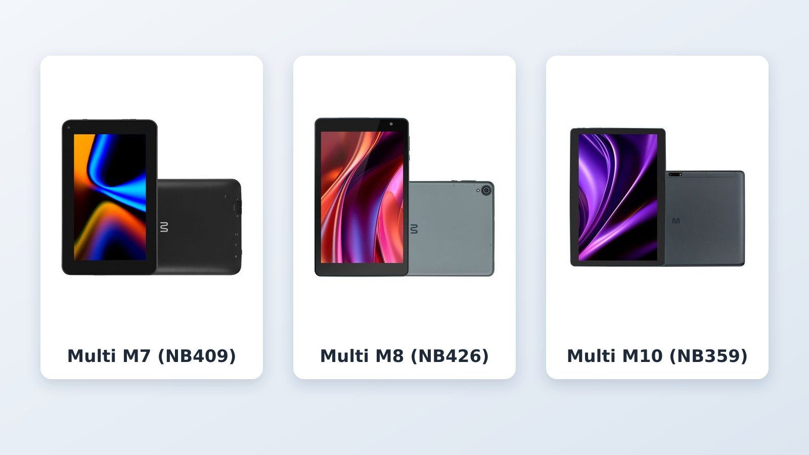 Tablet para idoso: comparativo Multilaser M7, M8 e M10