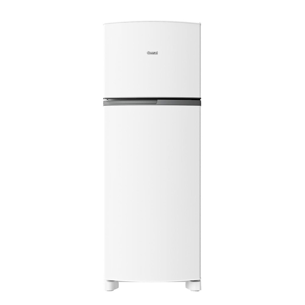 Geladeira Consul Frost Free Duplex CRM40MB de 333 litros, branca, vista de frente