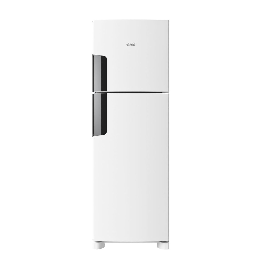 Geladeira Consul Frost Free Duplex CRM44MB de 377 litros, branca, vista de frente