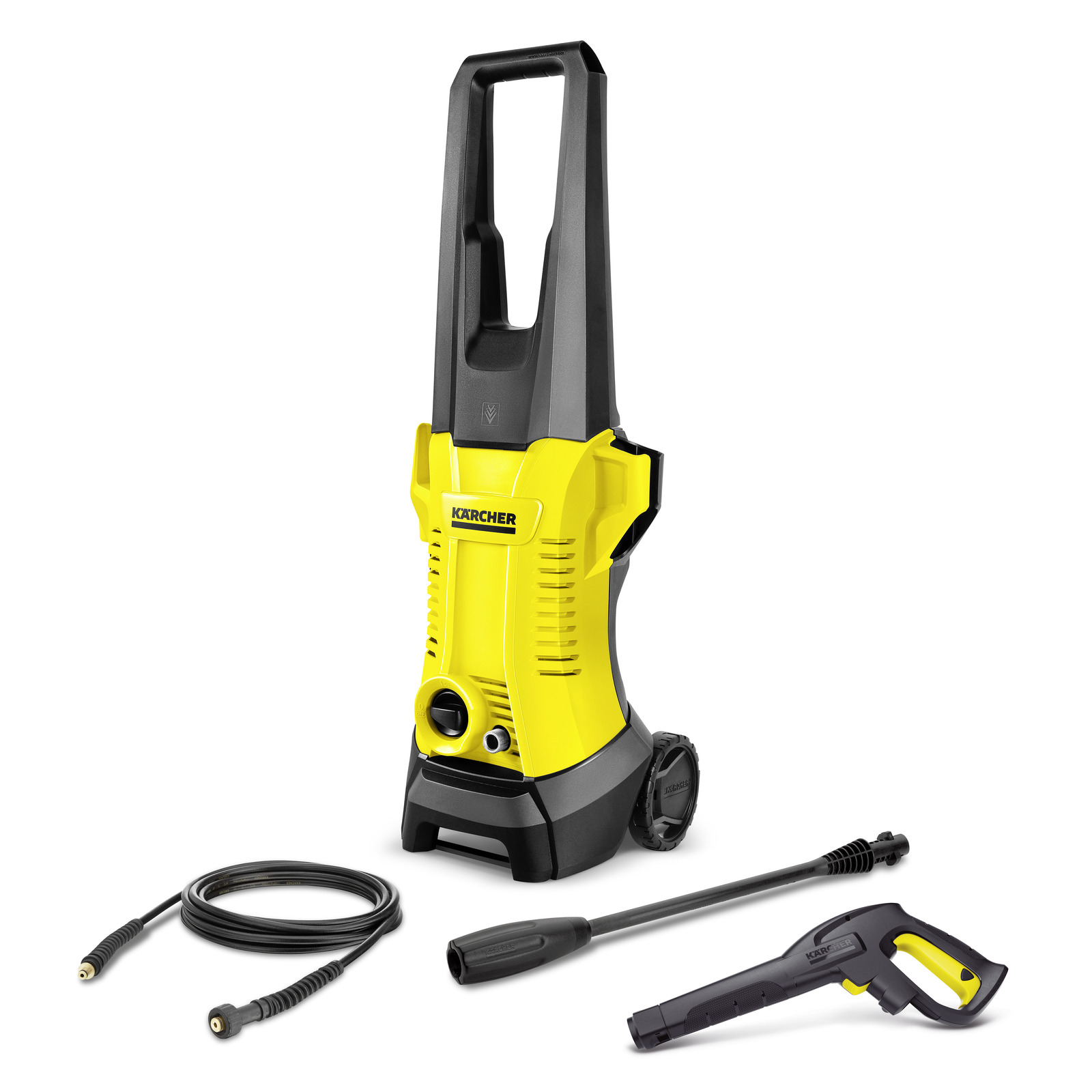 Lavadora de alta pressão Kärcher K2 Plus com mangueira, pistola e lança