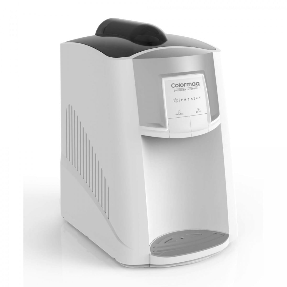 Purificador de água Colormaq Premium Branco, de mesa, com compressor