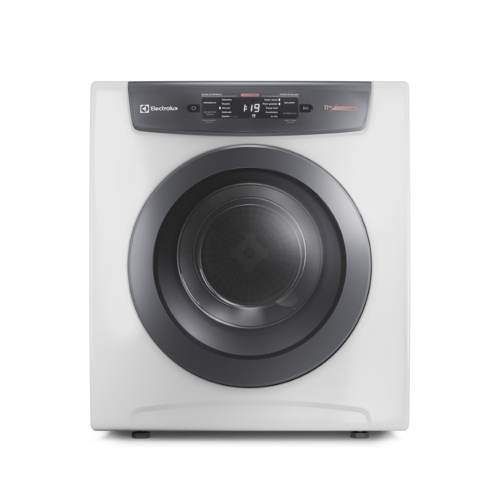 Secadora de roupas Electrolux SVB11 branca, de 11 kg, de piso ou parede, vista de frente