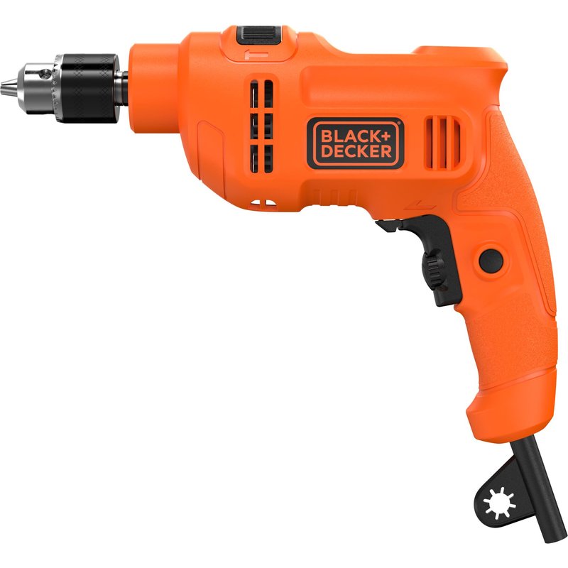 Furadeira de impacto Black+Decker BED710550 laranja com gatilho de velocidade variável