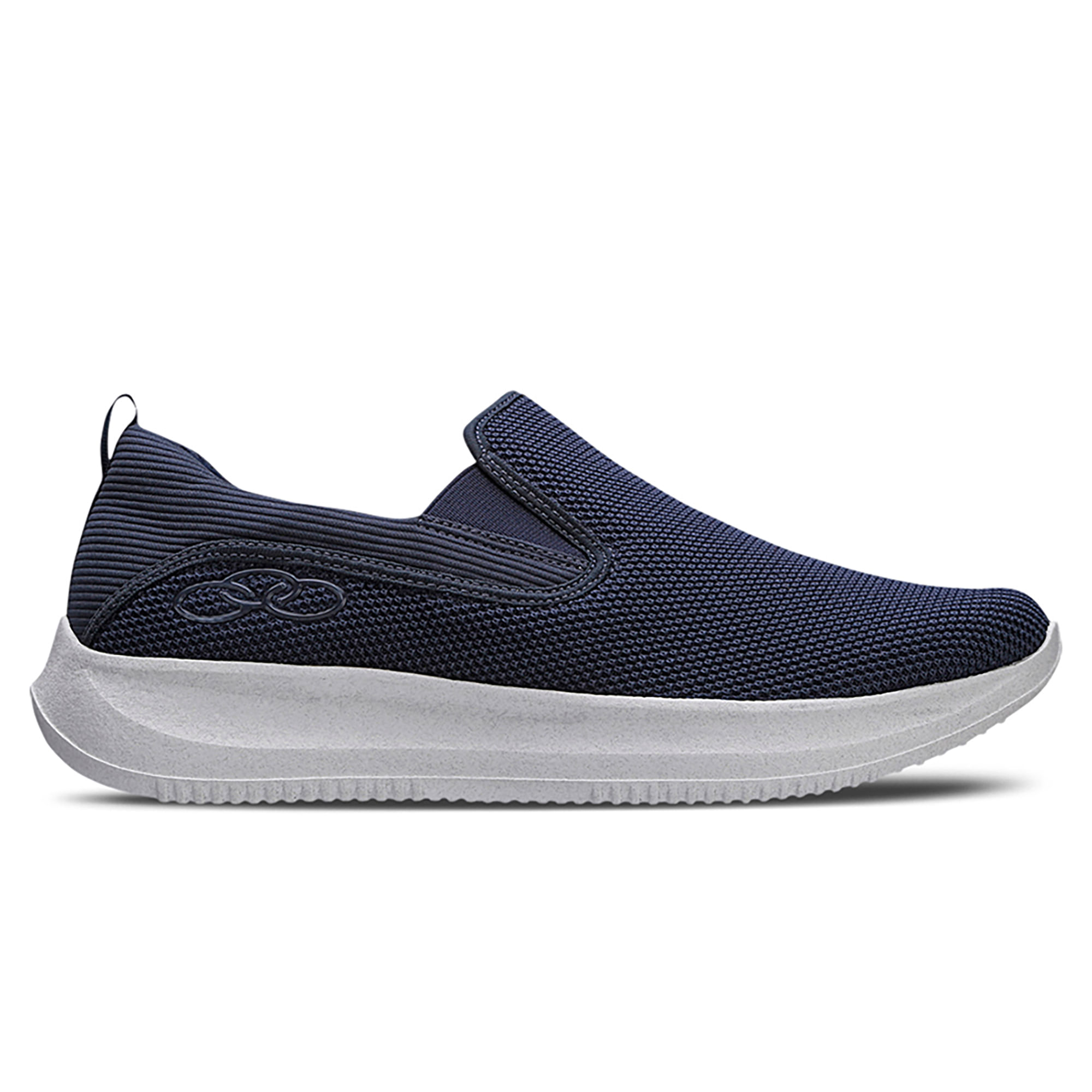 Tênis Olympikus Wellness 2 azul-marinho sem cadarço, com solado branco