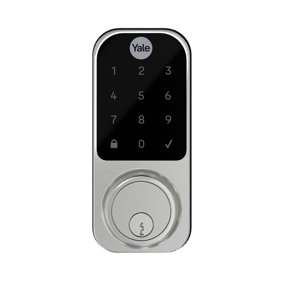 Fechadura digital Yale YDD 120 com teclado numérico e cilindro de chave