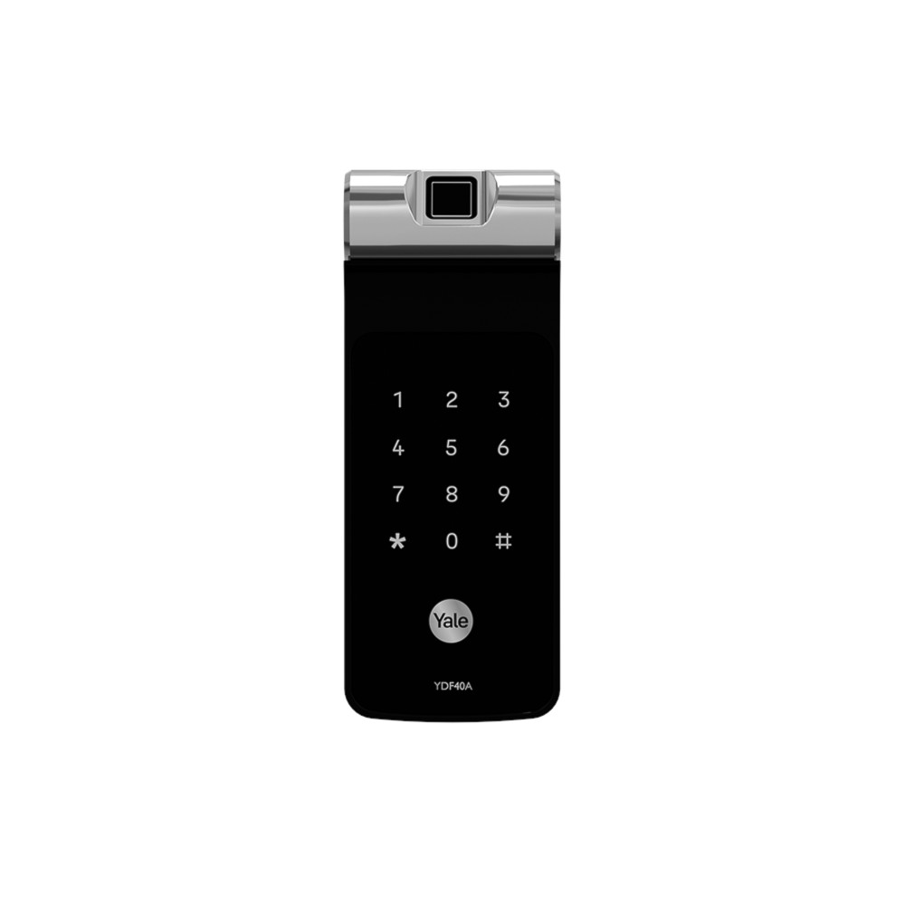 Fechadura digital Yale YDF 40A com leitor de impressão digital e teclado